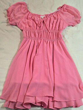 SELFIE Pink Mini Dress Size Medium